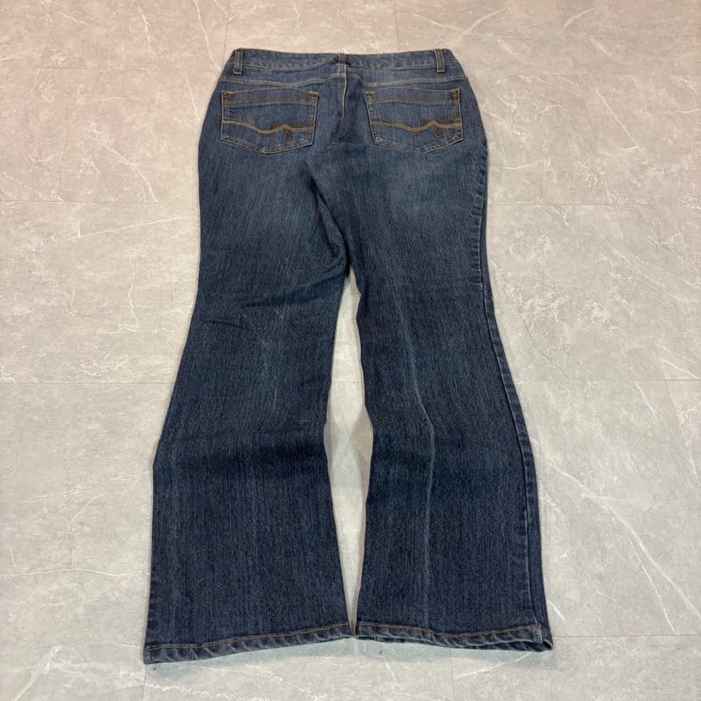 Faded Glory Mens Dark Wash Bootcut Denim Jeans Size 10P 32x29